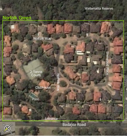 Norfolk Green Site Map